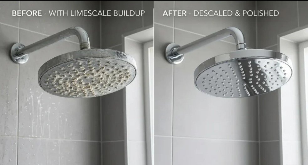 Shower lime  scale