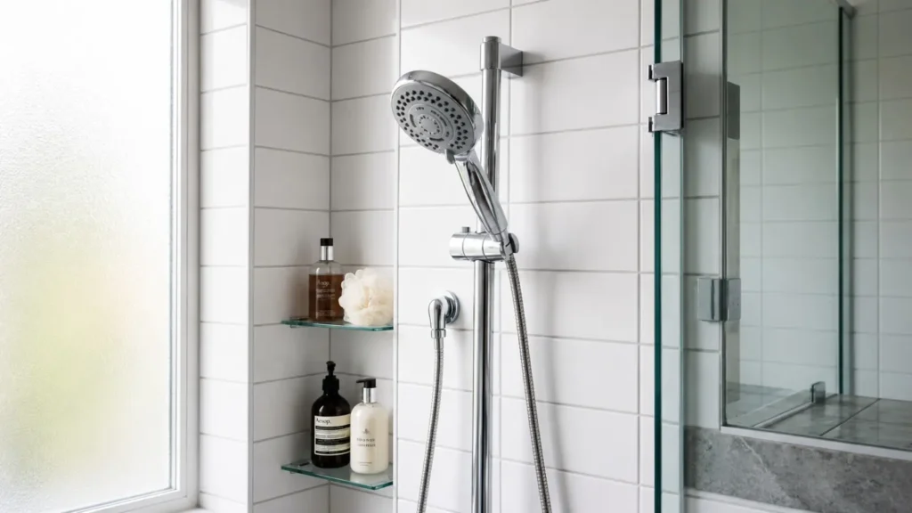 how to add a hand held shower head​