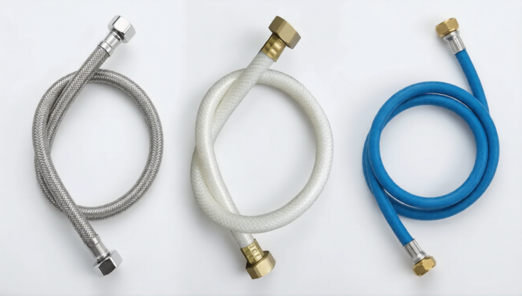 Different size and type of connection pipe