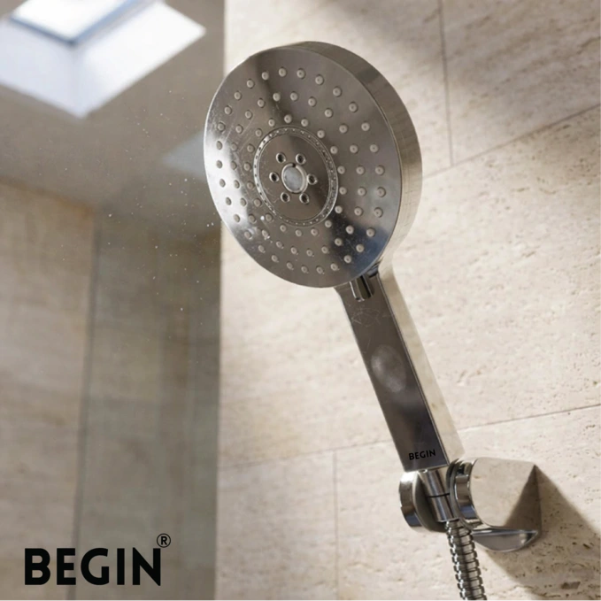 Chrome hand shower