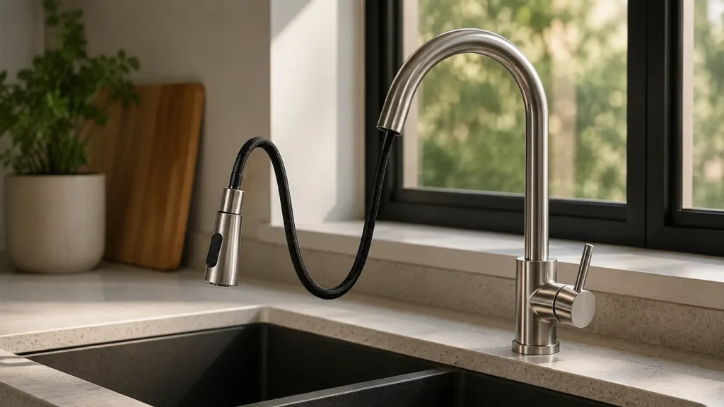 Pull-Out Kitchen Mixer Faucet 