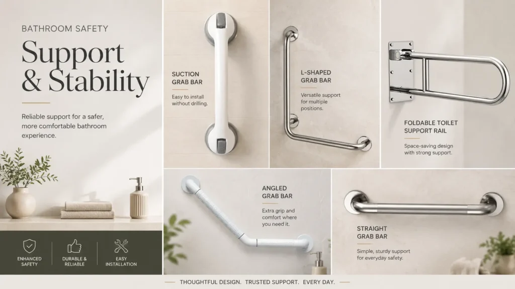 Types of Grab Bars in India