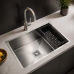 Handmade 304 Stainless Steel Single Bowl Kitchen Sink – 18×16×10 Inch