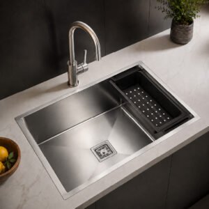 handmade-304-stainless-steel-single-bowl-kitchen-sink