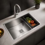 Handmade 304 Stainless Steel Single Bowl Kitchen Sink – 18×16×10 Inch
